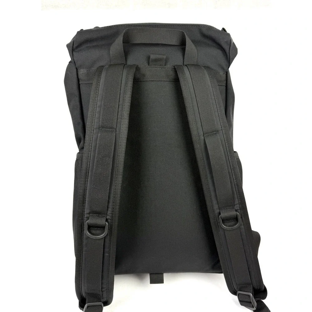 Topo Designs Y Pack Backpack Black Canvas Hiking Travel Rucksack New READ